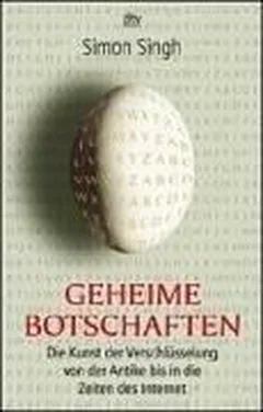 Geheime Botschaften: die Kunst der Verschlüsselung von der Antike bis in die Zeiten des Internet